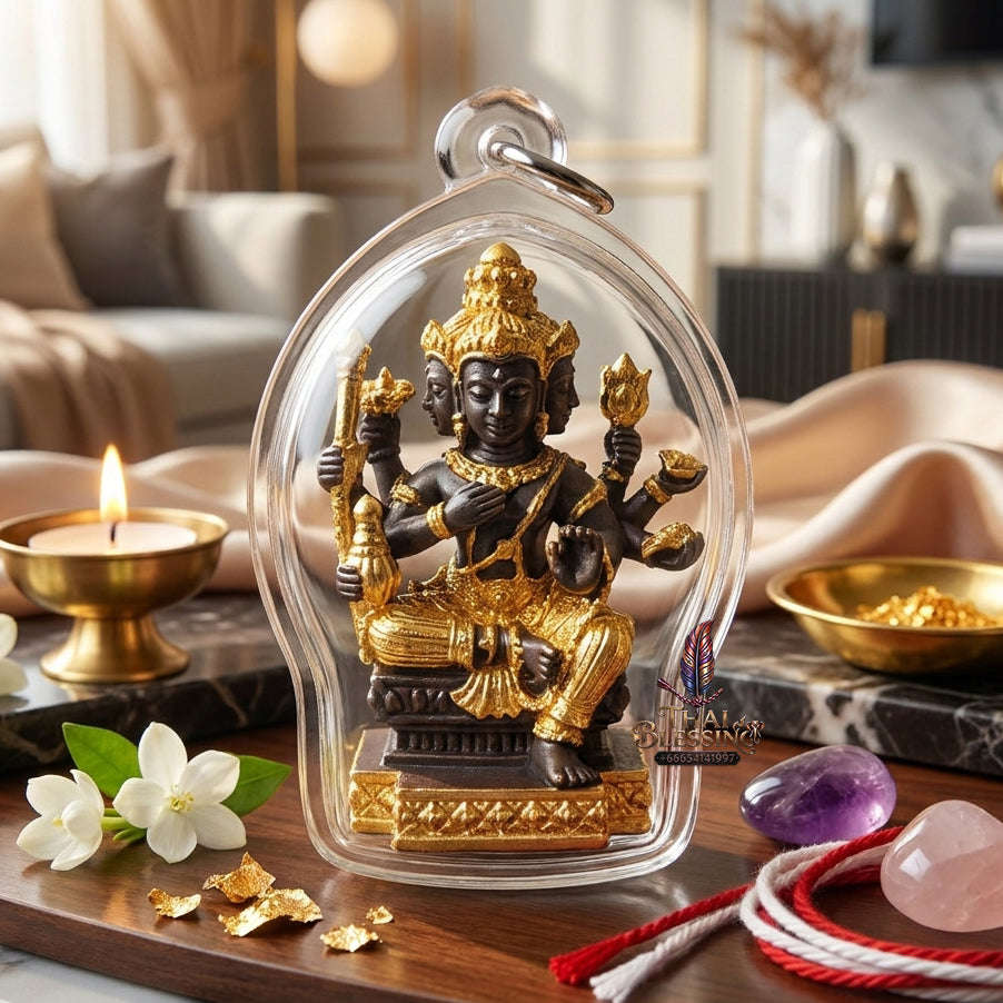 ✨ [The Sovereign of Supreme Esoteric Opulence, Unshakable Wealth & Divine Fortune: The 2026 "Grand-Master" Sovereign Edition] Sacred "Phra Phrom Udom Sap (The Sovereign Lord Brahma of Infinite Wealth & Auspicious Blessing) Thai Blessing Co By