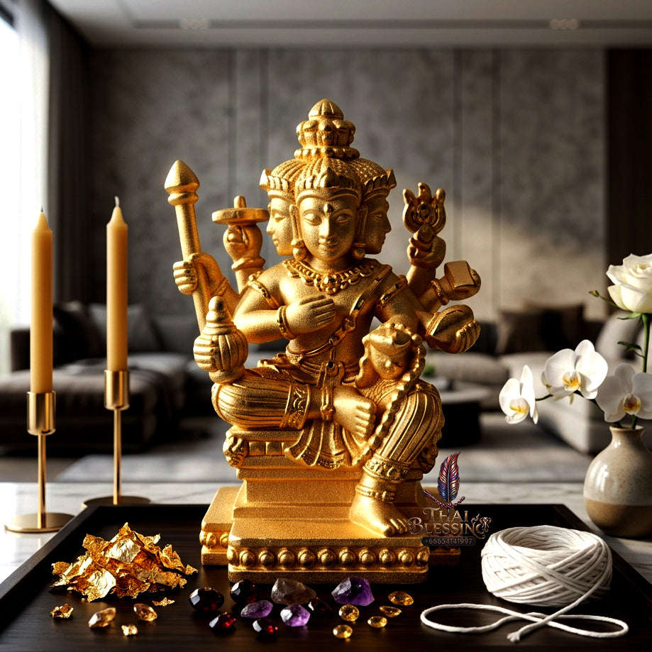 ✨ [The Sovereign of Supreme Esoteric Opulence, Unshakable Wealth & Divine Fortune: The 2026 "Grand-Master" Sovereign Edition] Sacred "Phra Phrom Udom Sap (The Sovereign Lord Brahma of Infinite Wealth & Auspicious Blessing) Thai Blessing Co By