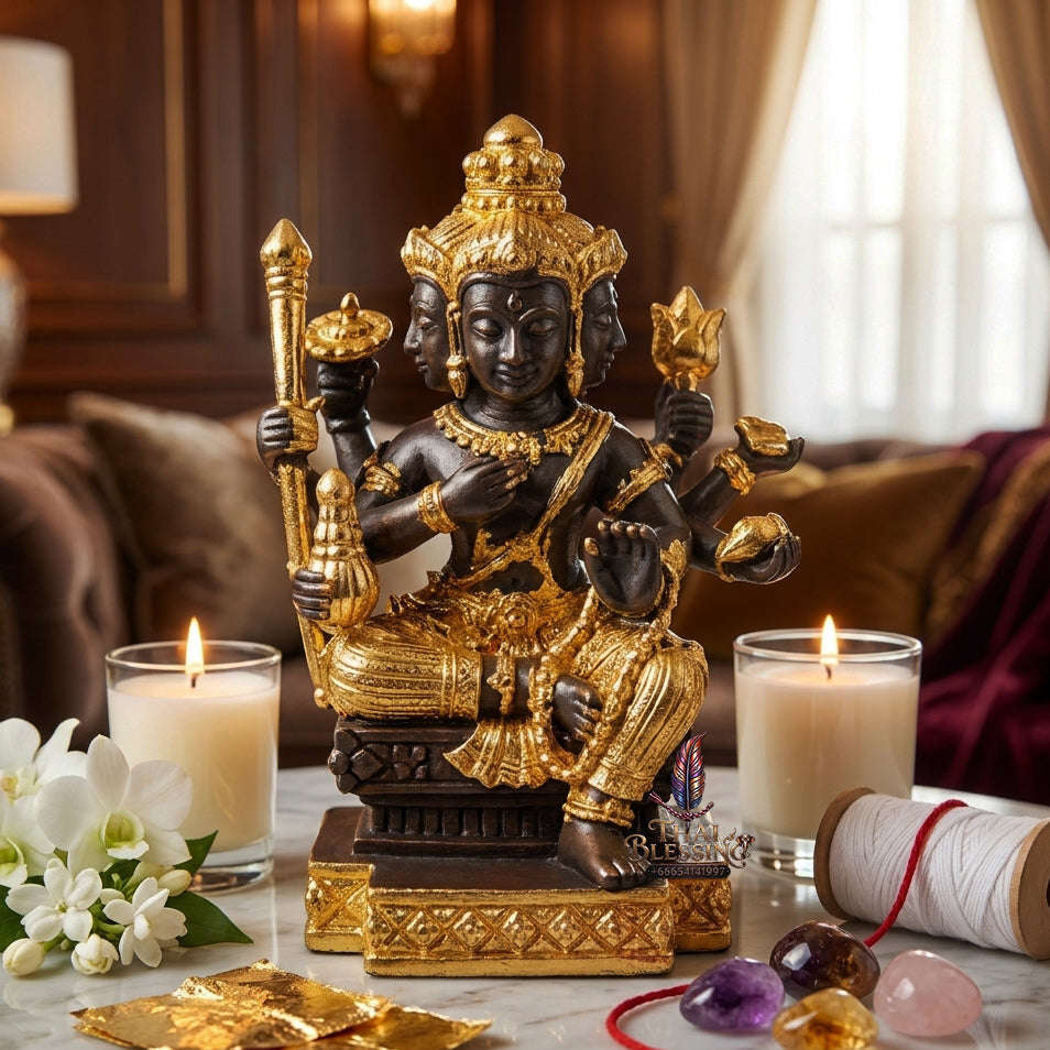 ✨ [The Sovereign of Supreme Esoteric Opulence, Unshakable Wealth & Divine Fortune: The 2026 "Grand-Master" Sovereign Edition] Sacred "Phra Phrom Udom Sap (The Sovereign Lord Brahma of Infinite Wealth & Auspicious Blessing) Thai Blessing Co By