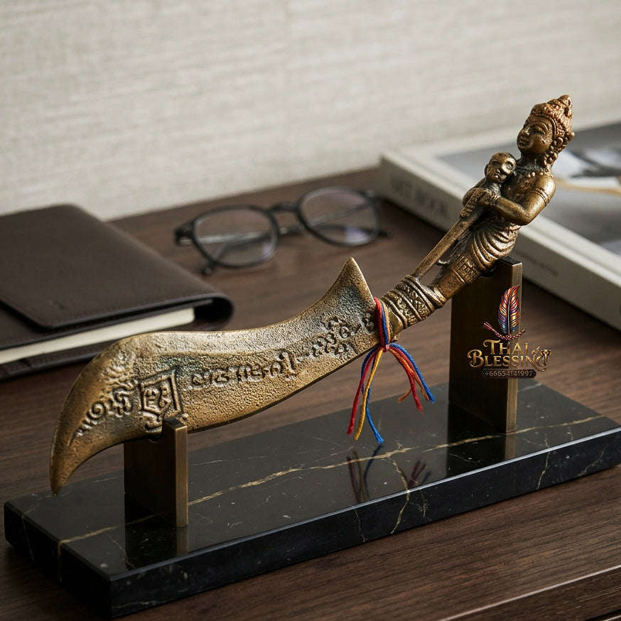 ✨ [The Sovereign of Supreme Esoteric Protection, Divine Justice & Unshakable Spiritual Armor: The 2026 "Grand-Master" Sovereign Edition] Sacred "Mit Mo Phaya Yom (The God of Death's Exorcism Knife)