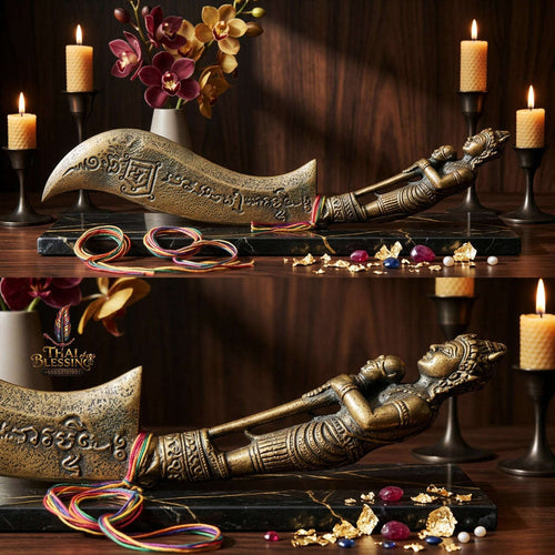 ✨ [The Sovereign of Supreme Esoteric Protection, Divine Justice & Unshakable Spiritual Armor: The 2026 "Grand-Master" Sovereign Edition] Sacred "Mit Mo Phaya Yom (The God of Death's Exorcism Knife)