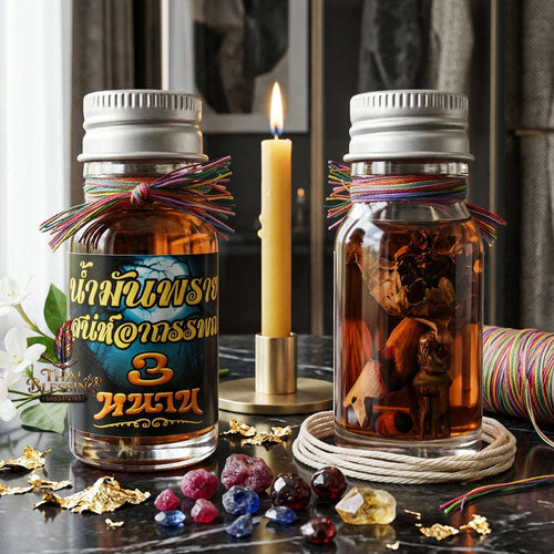 ✨ [The Sovereign of Supreme Esoteric Seduction, Dark Magnetic Dominion & Irresistible Charm: The 2026 "Grand-Master" Sovereign Edition] Sacred "Nam Man Saneh Athan 3 Nan (The Three Masters' Arcane Seduction Oil) Thai Blessing Co By RURUECHA