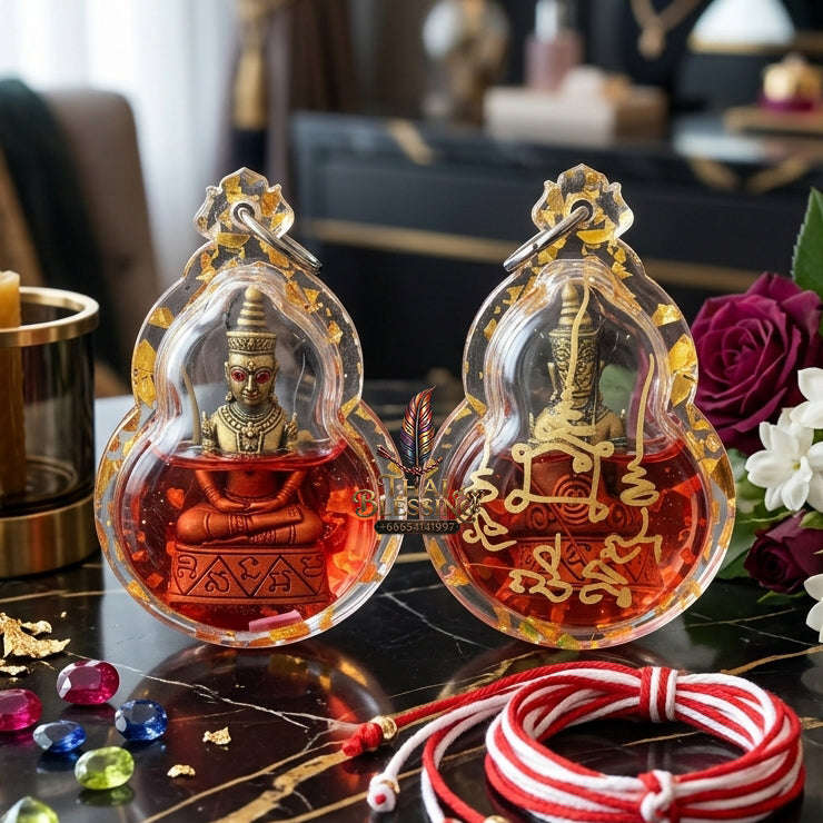 ✨ [The Sovereign of Supreme Esoteric Seduction, Raw Magnetic Dominion & Irresistible Charm: The 2026 "Grand-Master" Sovereign Edition] Sacred "Phra Ngang Tewamon (Divine Magic Ngang) – Cast in Sacred Maha Chanuan Metal, Oil-Encased Edition,