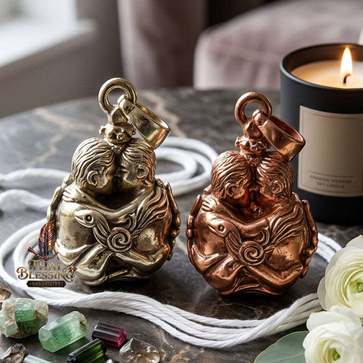 ✨ [The Sovereign of Supreme Esoteric Union, Sacred Yin-Yang Coupling &amp; Unshakable Interpersonal Devotion: The 2026 "Grand-Master" Sovereign Edition] Sacred "Luk Om Inn Khu (The Twin Inn Coupling Sphere) Thai Blessing Co By RURUECHA