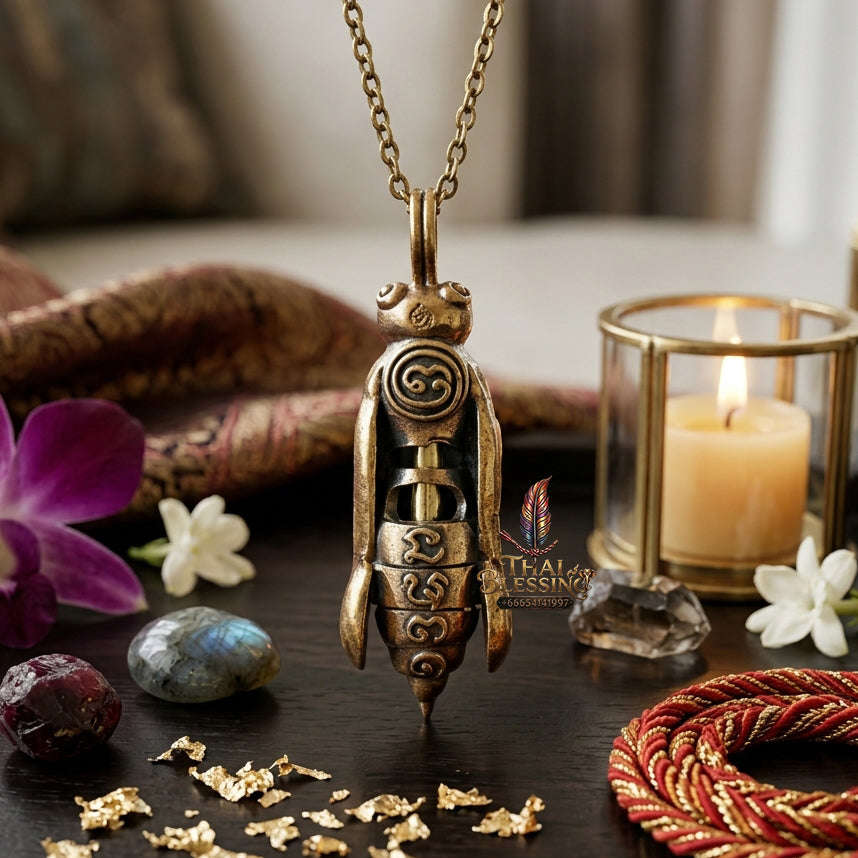 ✨ [The Sovereign of Supreme Esoteric Wealth, Endless Financial Flow & Unstoppable Business Prosperity: The 2026 "Grand-Master" Sovereign Edition] Sacred "Takrut Phaya To Ngoen To Thong (The Great Money & Gold Wasp Takrut) – Cast in Sacred
