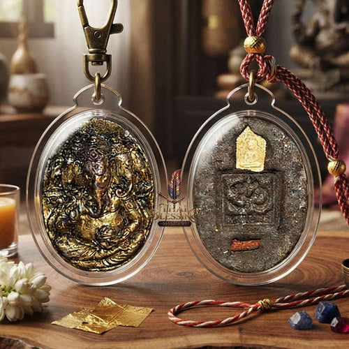 ✨ [The Sovereign of Supreme Ganesha Master-Head Alchemy, "Borom Khru Sian Phra Phikanet (Ganesha Master-Head Edition) Thai Blessing Co By RURUECHA