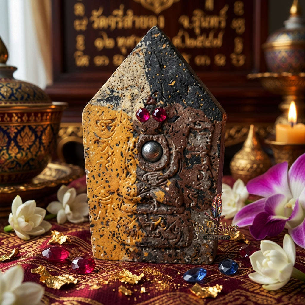 ✨ [The Sovereign of Supreme Khun Phaen with Red-Eyed Ngangk Reverse Masterpiece, Luang Pu Key Mastery & Unshakable Dual-Sovereignty Esoteric Power Thai Blessing Co By RURUECHA