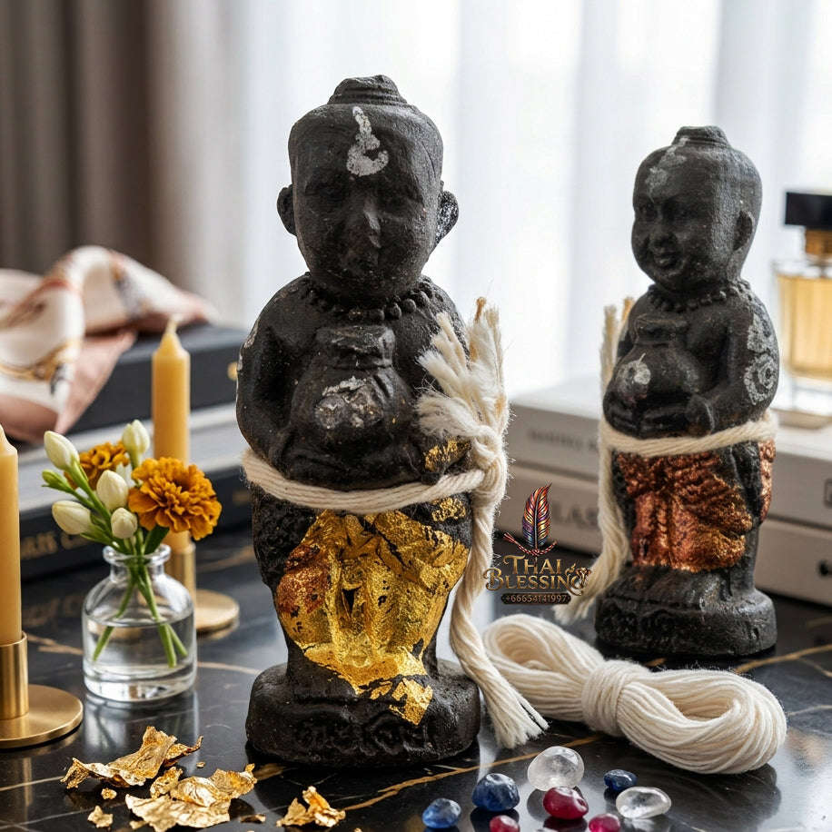 ✨ [The Sovereign of Supreme Kumarn Thong Thung Ngoen Thung Thong 7-Cemetery Earth Alchemy, Luang Por Champa Mastery & Unshakable Wealth-Commerce Sovereignty Thai Blessing Co By RURUECHA