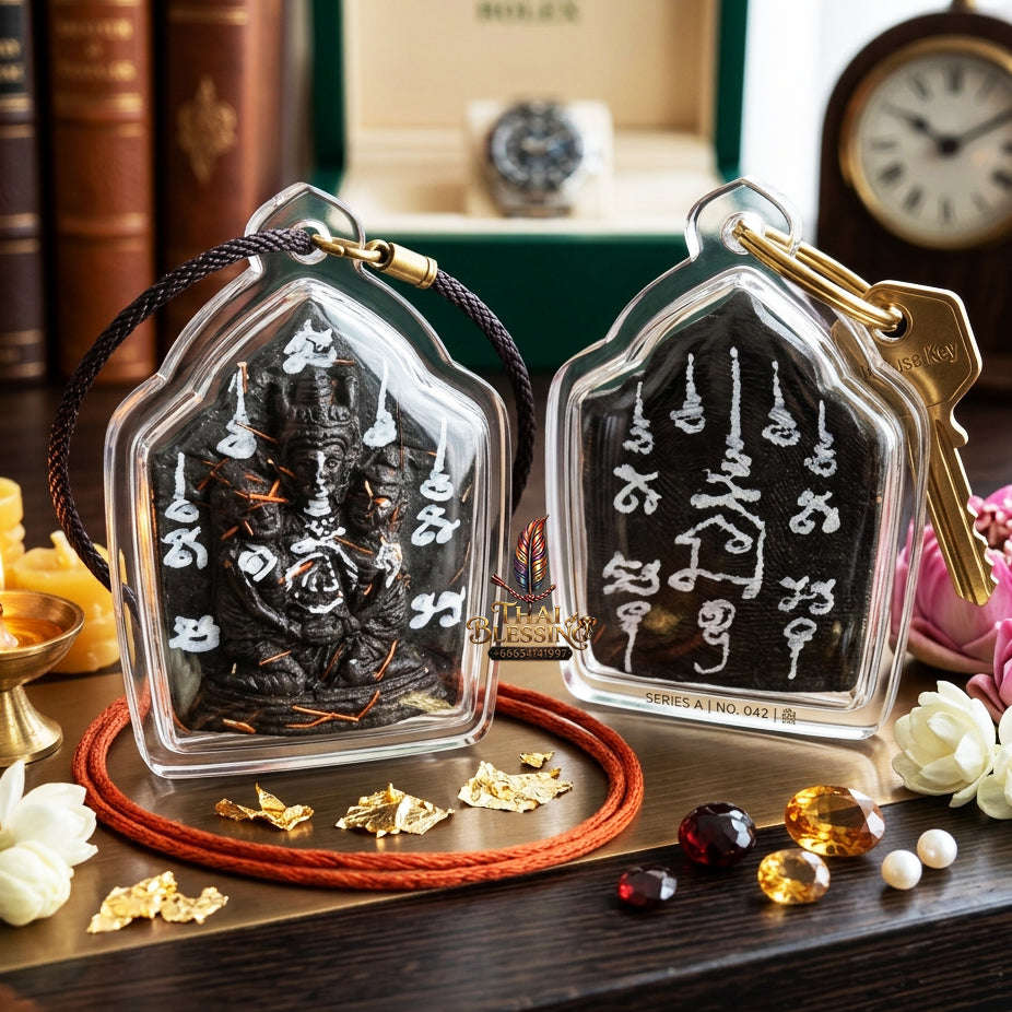 ✨ [The Sovereign of Supreme Lanna Desire & Romantic Mastery] Sacred "Khun Phaen Lanna - Phaya Khao Kham" (The Great General & The Lord of Desire) – Special Edition: "Saneh Nang Kruan" (The Captivating Maiden’s Wail) Thai Blessing Co By RURUECHA