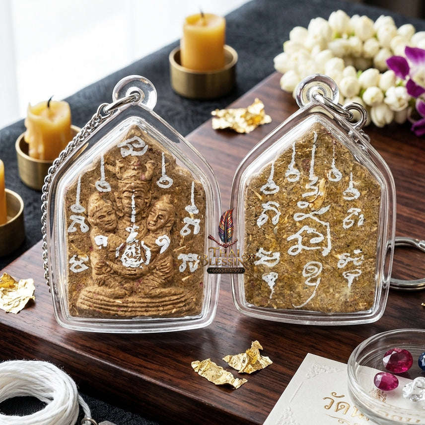 ✨ [The Sovereign of Supreme Lanna Desire & Romantic Mastery] Sacred "Khun Phaen Lanna - Phaya Khao Kham" (The Great General & The Lord of Desire) – Special Edition: "Saneh Nang Kruan" (The Captivating Maiden’s Wail) Thai Blessing Co By RURUECHA