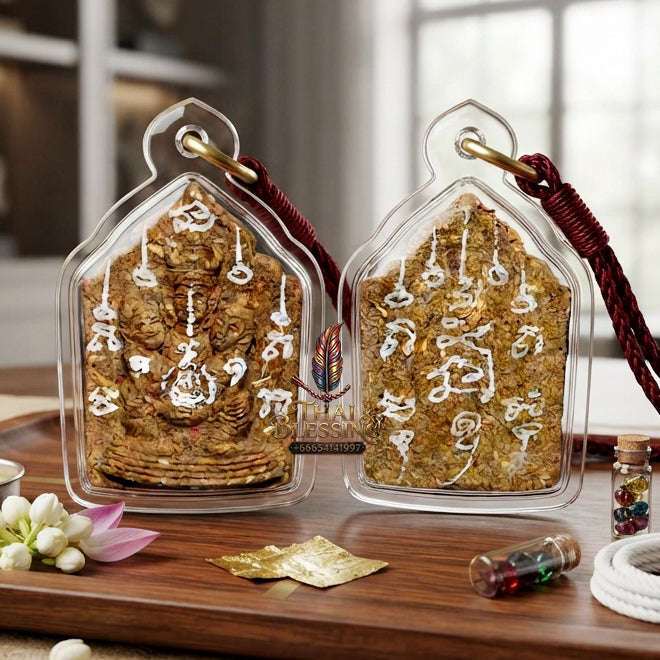 ✨ [The Sovereign of Supreme Lanna Desire & Romantic Mastery] Sacred "Khun Phaen Lanna - Phaya Khao Kham" (The Great General & The Lord of Desire) – Special Edition: "Saneh Nang Kruan" (The Captivating Maiden’s Wail) Thai Blessing Co By RURUECHA