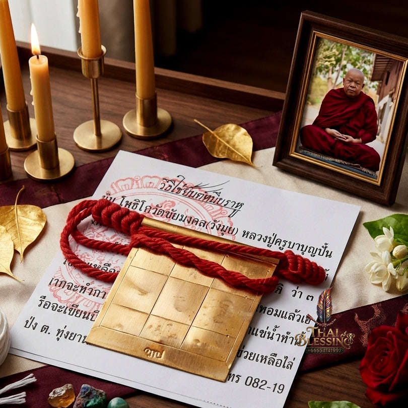 ✨ [The Sovereign of Supreme Lanna Rahu-Eclipse Escape, Northern Master-Lineage Alchemy & Unshakable Commercial Freedom: The 2026 "Grand-Master" Sovereign Edition] Sacred "Yant Neep Rahu (The Rahu-Trapping & Eclipse-Escape Yantra) Thai Blessing