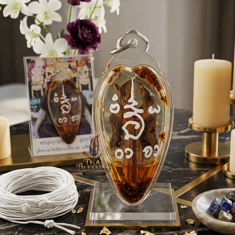 ✨ [The Sovereign of Supreme Lanna Seduction, Eloquent Persuasion & Unshakable Mercantile Charm: The 2026 "Grand-Master" Sovereign Edition] Sacred "Salika Khu (The Twin Sarika Birds of Eloquence & Attraction) – Carved from Sacred Rak Wood, Thai
