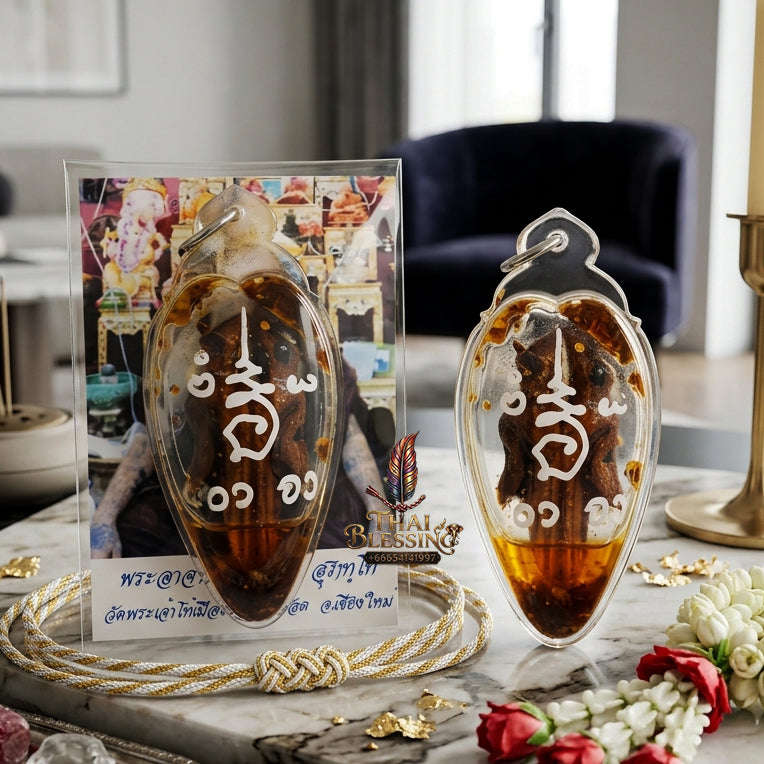 ✨ [The Sovereign of Supreme Lanna Seduction, Eloquent Persuasion & Unshakable Mercantile Charm: The 2026 "Grand-Master" Sovereign Edition] Sacred "Salika Khu (The Twin Sarika Birds of Eloquence & Attraction) – Carved from Sacred Rak Wood, Thai