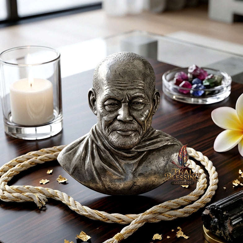 ✨ [The Sovereign of Supreme Luang Por Jong Cast Statue Lead Alchemy, Luang Pu Yuang Wat Na Tang Nai Mastery & Unshakable Ayutthaya Lineage Sovereignty Thai Blessing Co By RURUECHA
