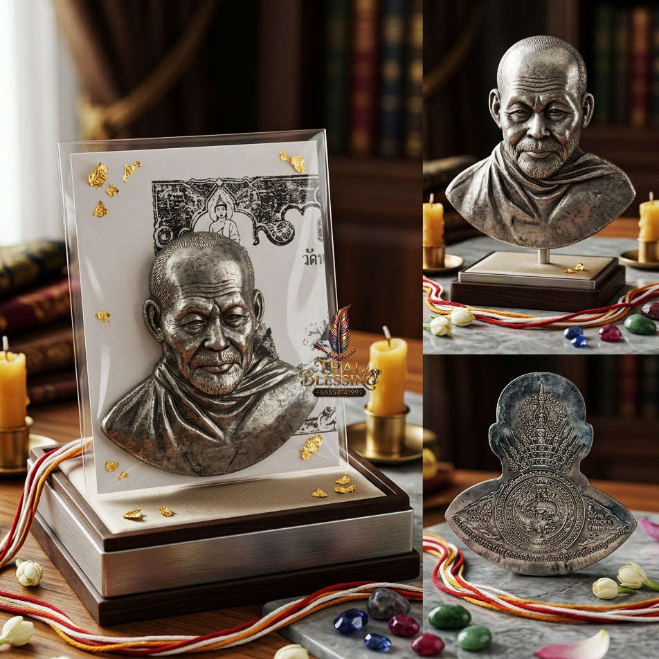 ✨ [The Sovereign of Supreme Luang Por Jong Cast Statue Lead Alchemy, Luang Pu Yuang Wat Na Tang Nai Mastery & Unshakable Ayutthaya Lineage Sovereignty Thai Blessing Co By RURUECHA