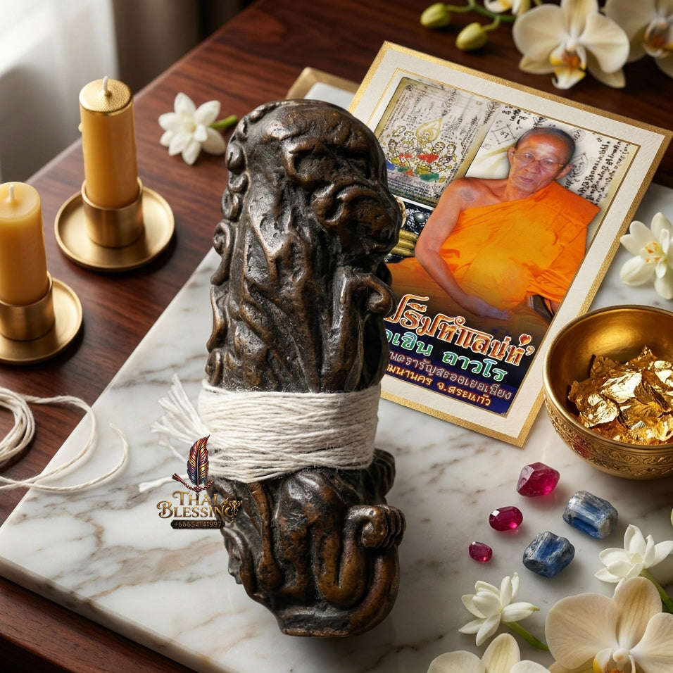 ✨ [The Sovereign of Supreme Luk Kork Maew Metal Masterpiece, Luang Pu Khoen Wat Khlong Buri Mastery & Unshakable Wealth Sovereignty Thai Blessing Co By RURUECHA