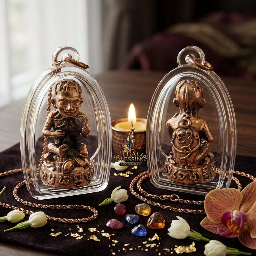 ✨ [The Sovereign of Supreme Lukkrok Phrai Phun Sap Samlit Bronze Masterpiece, Khru Ba Subin Sumettho Mastery & Unshakable Wealth Sovereignty Thai Blessing Co By RURUECHA