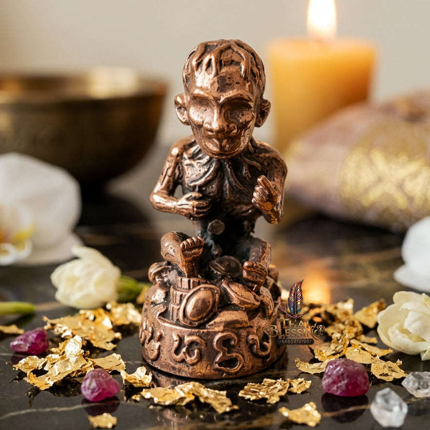 ✨ [The Sovereign of Supreme Lukkrok Phrai Phun Sap Samlit Bronze Masterpiece, Khru Ba Subin Sumettho Mastery & Unshakable Wealth Sovereignty Thai Blessing Co By RURUECHA