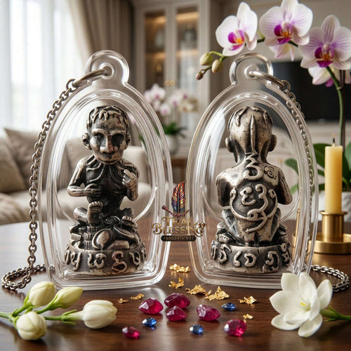 ✨ [The Sovereign of Supreme Lukkrok Phrai Phun Sap Satin-Finished Esoteric Masterpiece, Khru Ba Subin Sumettho Mastery & Unshakable Wealth Sovereignty Thai Blessing Co By RURUECHA