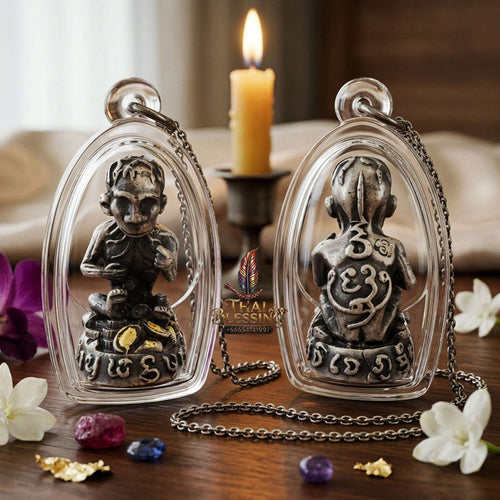 ✨ [The Sovereign of Supreme Lukkrok Phrai Phun Sap Satin-Finished Esoteric Masterpiece, Khru Ba Subin Sumettho Mastery & Unshakable Wealth Sovereignty Thai Blessing Co By RURUECHA
