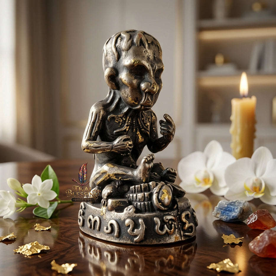 ✨ [The Sovereign of Supreme Lukkrok Phrai Phun Sap Satin-Finished Esoteric Masterpiece, Khru Ba Subin Sumettho Mastery & Unshakable Wealth Sovereignty Thai Blessing Co By RURUECHA