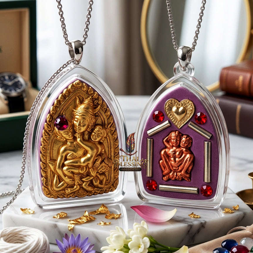 ✨ [The Sovereign of Supreme Masculine Desire: Master-Assembly Edition] Sacred "Phaya Khao Gay" (The King of Gay Desire) – Master-Blessed by Achan Din D-Mar (2022) Thai Blessing Co By RURUECHA