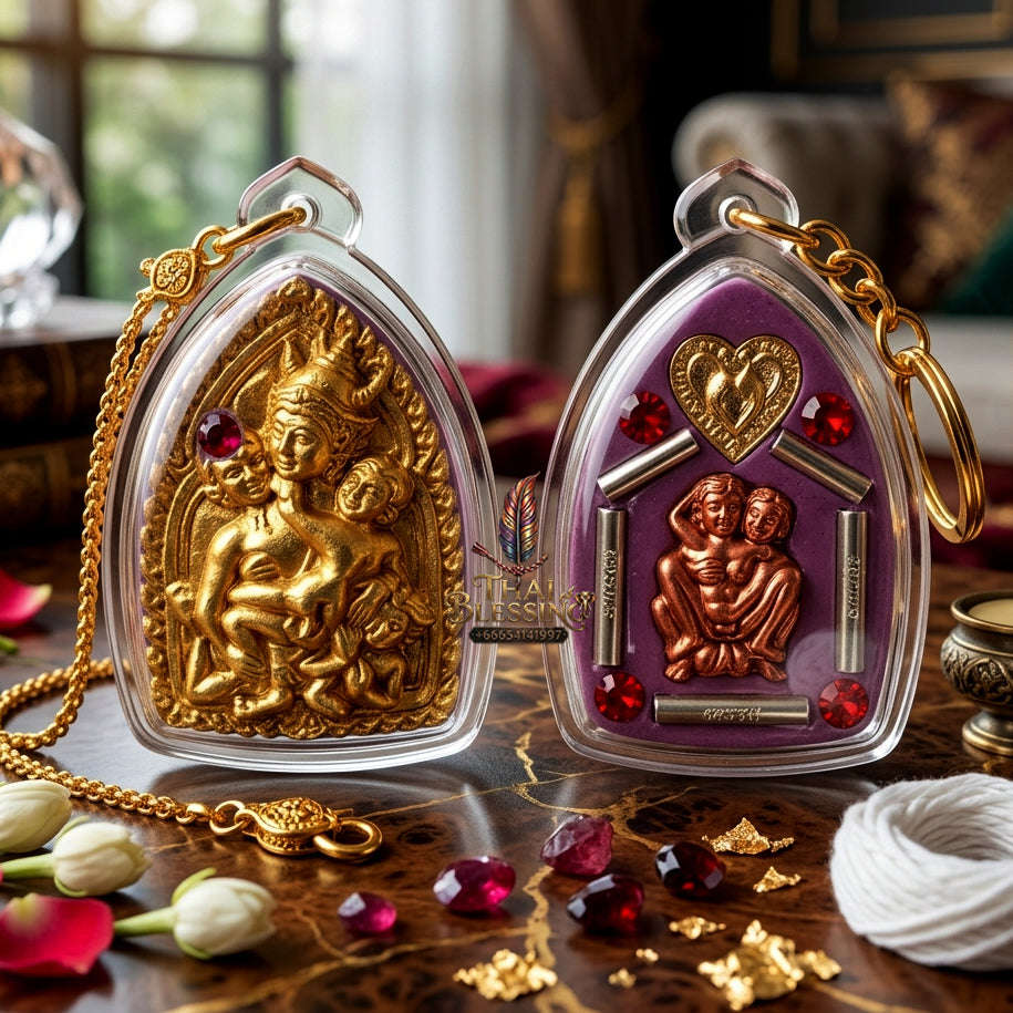 ✨ [The Sovereign of Supreme Masculine Desire: Master-Assembly Edition] Sacred "Phaya Khao Gay" (The King of Gay Desire) – Master-Blessed by Achan Din D-Mar (2022) Thai Blessing Co By RURUECHA
