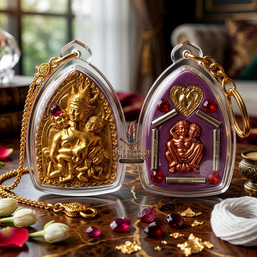 ✨ [The Sovereign of Supreme Masculine Desire: Master-Assembly Edition] Sacred "Phaya Khao Gay" (The King of Gay Desire) – Master-Blessed by Achan Din D-Mar (2022) Thai Blessing Co By RURUECHA