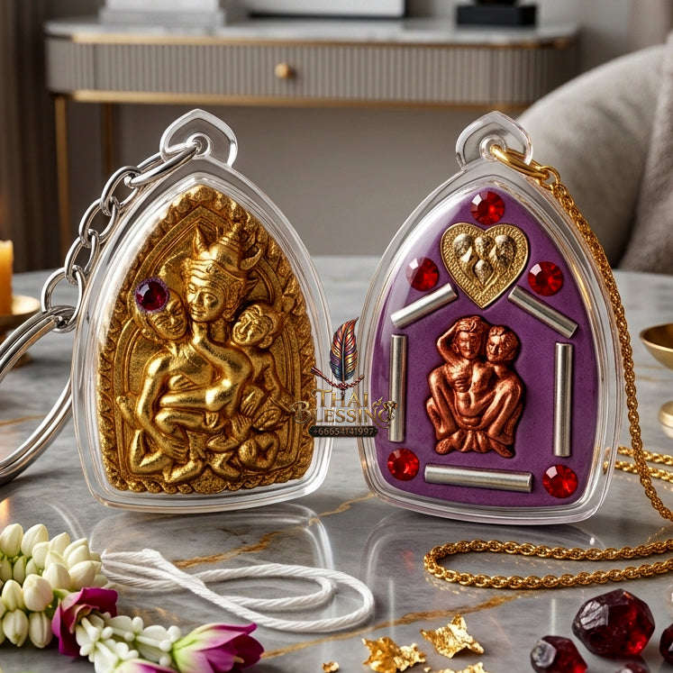 ✨ [The Sovereign of Supreme Masculine Desire: Master-Assembly Edition] Sacred "Phaya Khao Gay" (The King of Gay Desire) – Master-Blessed by Achan Din D-Mar (2022) Thai Blessing Co By RURUECHA