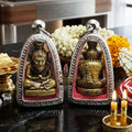 ✨ [The Sovereign of Supreme Mastery: The 2024 Master-Edition] Sacred "Borom Kru Poo Ruesi Narot" (The Primordial Sage of Esoteric Knowledge) – Special "Satin-Finished Bell-Metal Bronze" Matrix Thai Blessing Co By RURUECHA