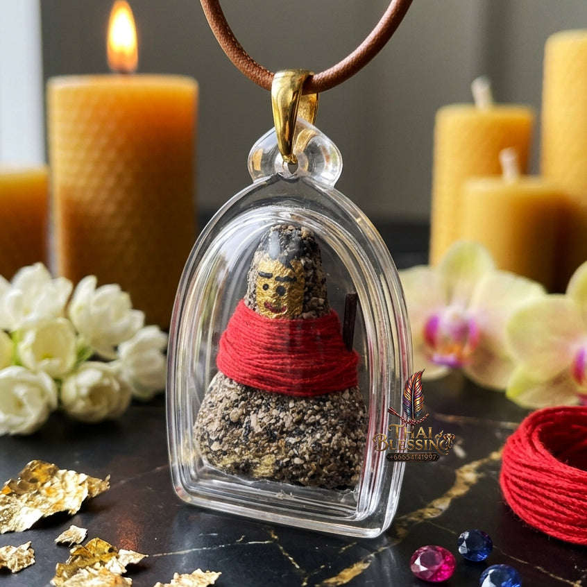 ✨ [The Sovereign of Supreme Necromantic Kumarn Thong Mastery, Cemetery Earth & Coffin-Nail Alchemy & Unshakable Wealth-Protection Sovereignty:  "Kumarn Thong Phong Artharn Tapu Artharn Thai Blessing Co By RURUECHA