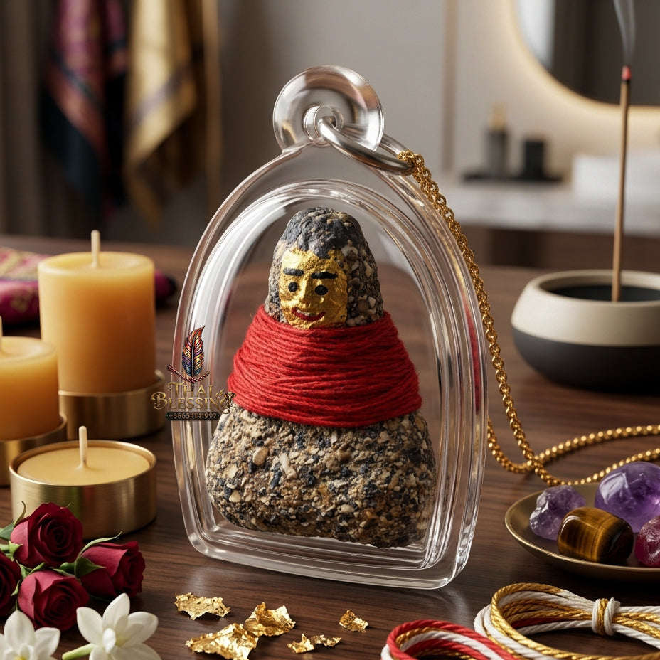 ✨ [The Sovereign of Supreme Necromantic Kumarn Thong Mastery, Cemetery Earth & Coffin-Nail Alchemy & Unshakable Wealth-Protection Sovereignty:  "Kumarn Thong Phong Artharn Tapu Artharn Thai Blessing Co By RURUECHA
