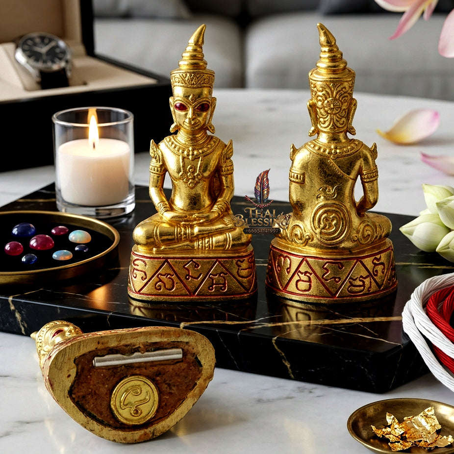 ✨ [The Sovereign of Supreme Ngang Taewamon Occult-Bell Bronze Alchemy, Ajarn Nankong Lanna Mastery & Unshakable Maha Sanaeh-Commerce Sovereignty Thai Blessing Co By RURUECHA