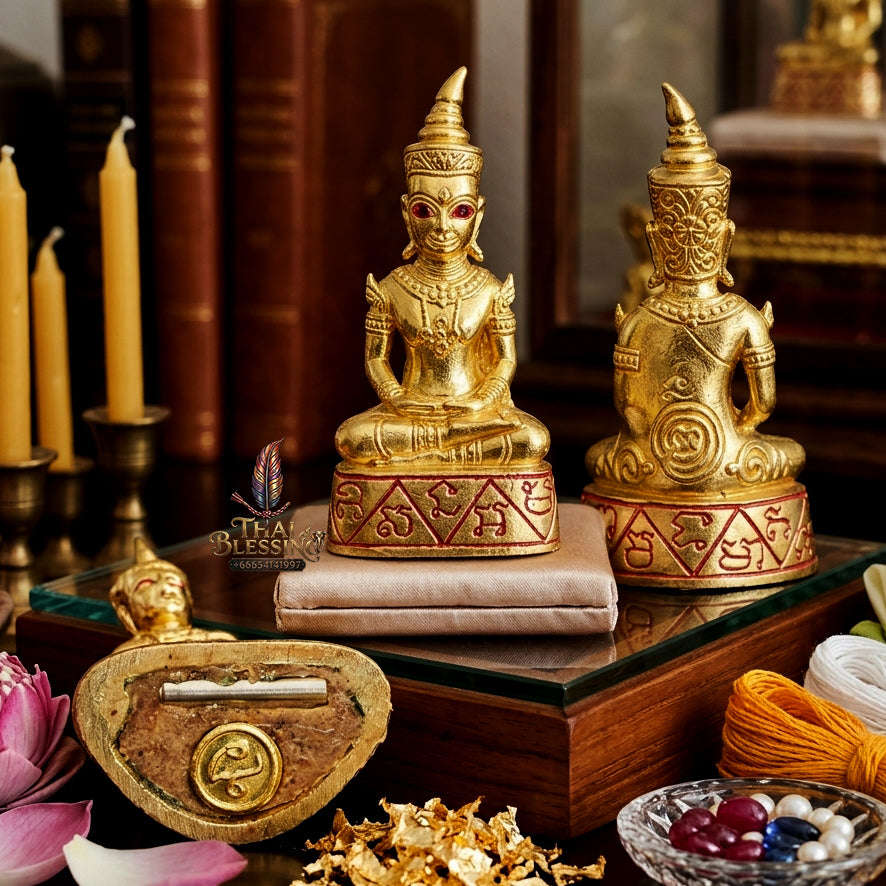 ✨ [The Sovereign of Supreme Ngang Taewamon Occult-Bell Bronze Alchemy, Ajarn Nankong Lanna Mastery & Unshakable Maha Sanaeh-Commerce Sovereignty Thai Blessing Co By RURUECHA