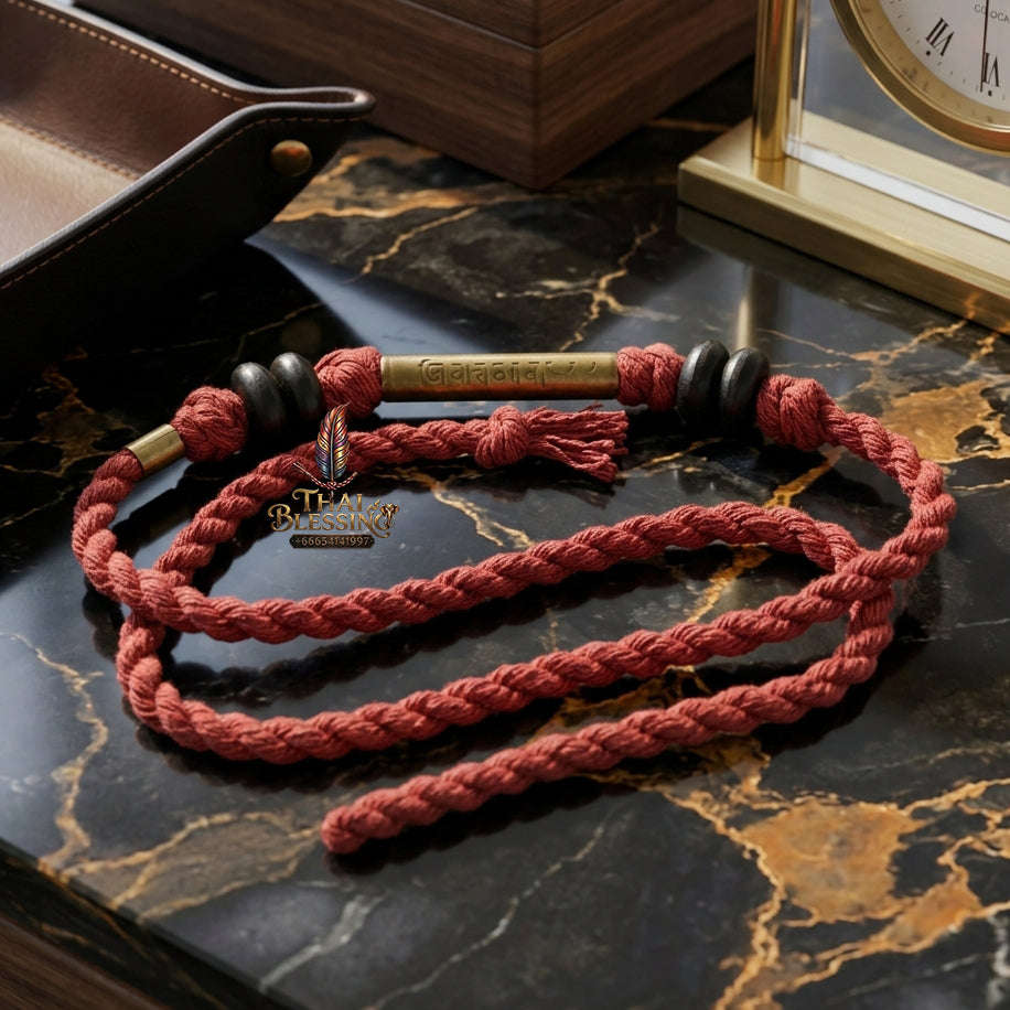 [The Sovereign of Supreme Pancha Paritta Sacred Thread Alchemy, Esoteric Lanna Lineage & Unshakable Fivefold Sovereignty: "Fai Panchaparit Unmilit – The 5-Heart Mantra Sacred Protective Thread (Yeyagakathawi)"