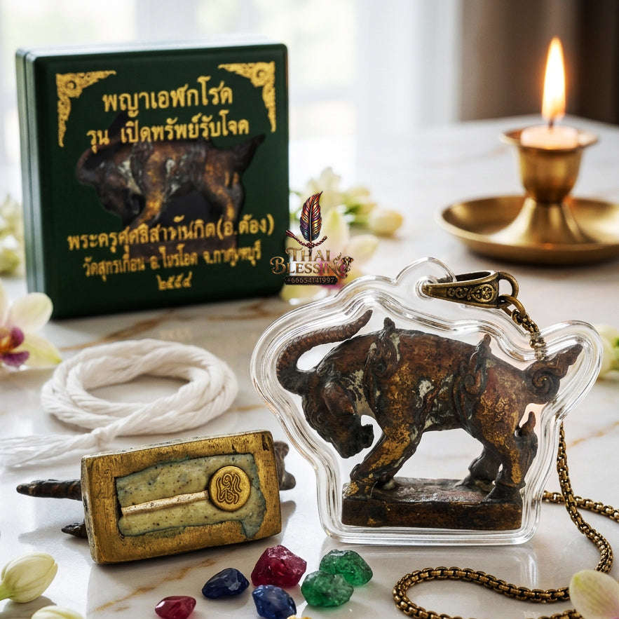 ✨ [The Sovereign of Supreme Phaya Elaka Chok Chanuan Masterpiece, Phra Achan Tong Wat Phu Takhian Mastery & Unshakable Wealth Sovereignty Thai Blessing Co By RURUECHA