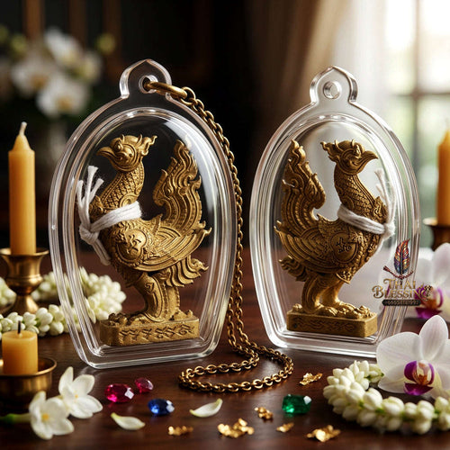 ✨ [The Sovereign of Supreme Phaya Kaifa Maha Lap Golden Brass Masterpiece, Luang Pu Chao Wat Huai Lam Yai Mastery & Unshakable Wealth Sovereignty Thai Blessing Co By RURUECHA