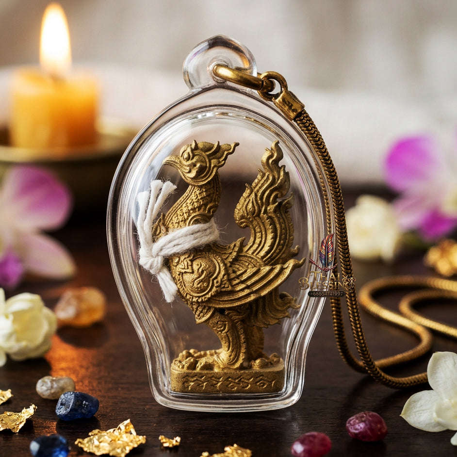 ✨ [The Sovereign of Supreme Phaya Kaifa Maha Lap Golden Brass Masterpiece, Luang Pu Chao Wat Huai Lam Yai Mastery & Unshakable Wealth Sovereignty Thai Blessing Co By RURUECHA