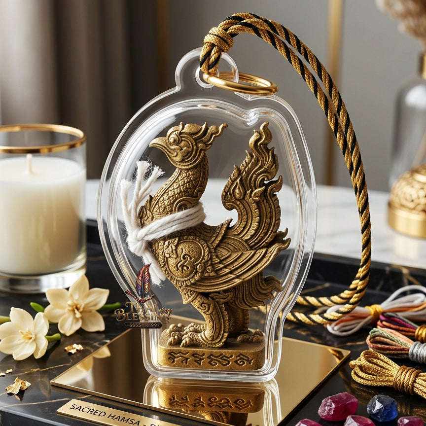 ✨ [The Sovereign of Supreme Phaya Kaifa Maha Lap Golden Brass Masterpiece, Luang Pu Chao Wat Huai Lam Yai Mastery & Unshakable Wealth Sovereignty Thai Blessing Co By RURUECHA