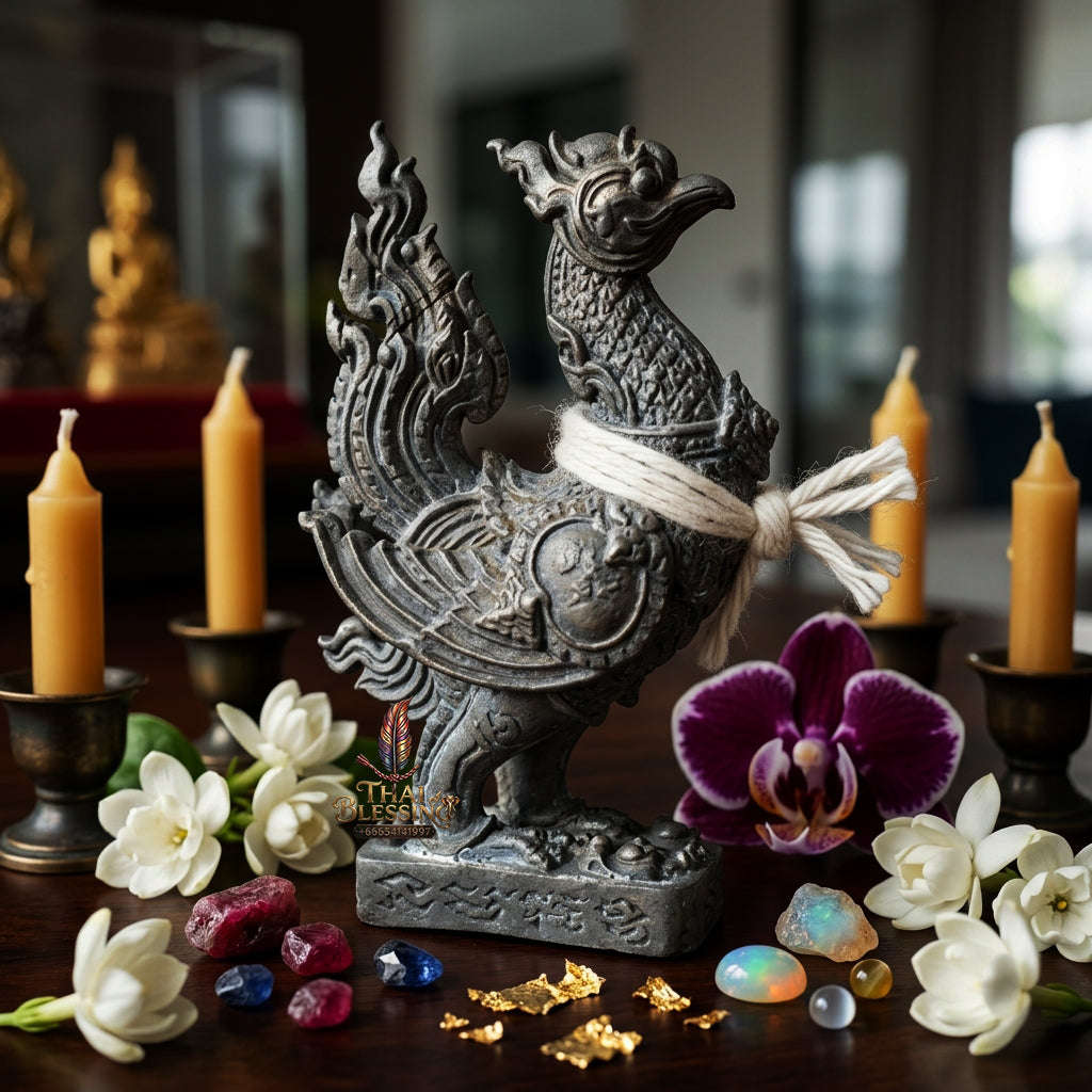 ✨ [The Sovereign of Supreme Phaya Kaifa Maha Lap Lead Masterpiece, Luang Pu Chao Wat Huai Lam Yai Mastery & Unshakable Wealth Sovereignty Thai Blessing Co By RURUECHA