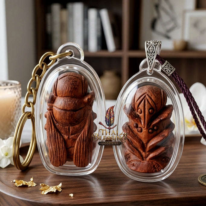 ✨ [The Sovereign of Supreme Phaya Maeng Phu Chom Duang Red Padauk Wood Edition, Ajarn Nan Boon Mahamon Sitthachan Mastery & Unshakable Wealth-Sanaeh Sovereignty: Thai Blessing Co By RURUECHA