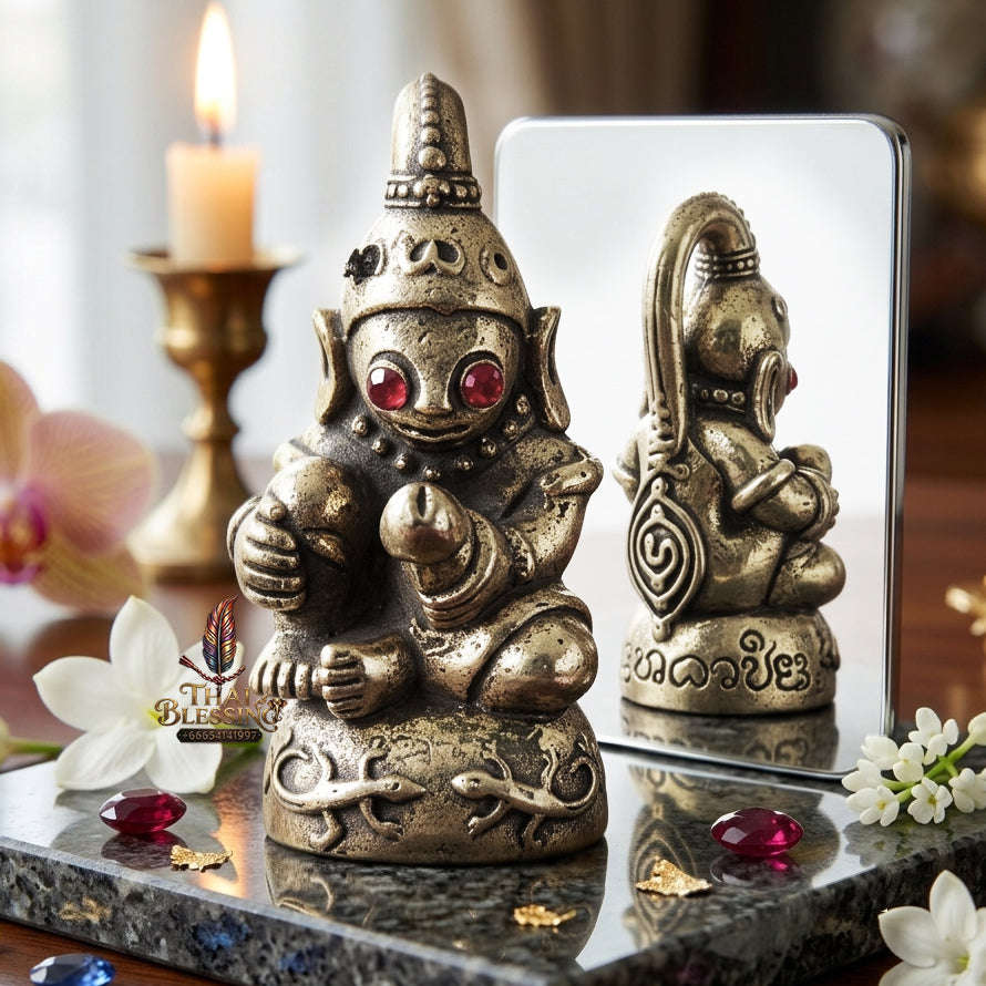✨ [The Sovereign of Supreme Phaya Ngang Lueng Thong Alpaka Masterpiece, Khru Ba Subin Sumetho Mastery & Unshakable Magnetism Sovereignty Thai Blessing Co By RURUECHA
