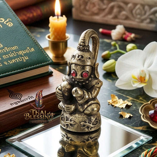 ✨ [The Sovereign of Supreme Phaya Ngang Lueng Thong Alpaka Masterpiece, Khru Ba Subin Sumetho Mastery & Unshakable Magnetism Sovereignty Thai Blessing Co By RURUECHA