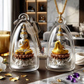✨ [The Sovereign of Supreme Phra Kao Na Maha Setthi Sethi Navakoti 3K Tri-Color Plated Bronze Masterpiece, Luang Pu Kham Pan Wat Pa Non Sawan Mastery & Unshakable Millionaire Sovereignty Thai Blessing Co By RURUECHA