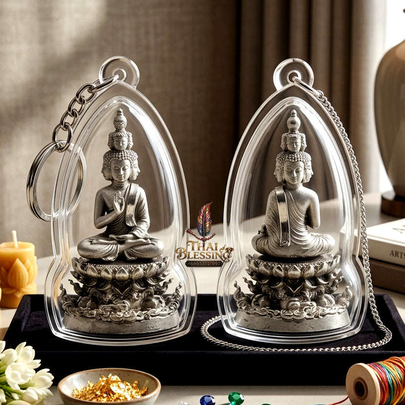 ✨ [The Sovereign of Supreme Phra Kao Na Maha Setthi Sethi Navakoti Satin-Plated Bronze Masterpiece, Luang Pu Kham Pan Wat Pa Non Sawan Mastery & Unshakable Millionaire Sovereignty Thai Blessing Co By RURUECHA