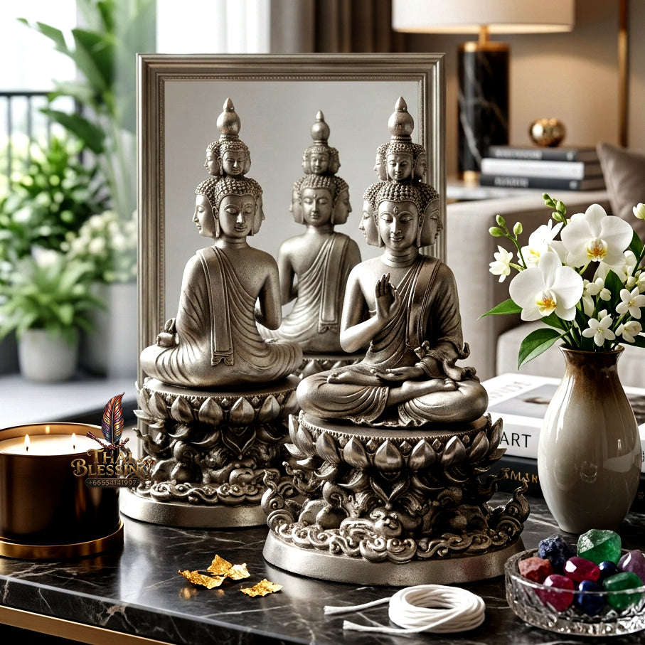 ✨ [The Sovereign of Supreme Phra Kao Na Maha Setthi Sethi Navakoti Satin-Plated Bronze Masterpiece, Luang Pu Kham Pan Wat Pa Non Sawan Mastery & Unshakable Millionaire Sovereignty Thai Blessing Co By RURUECHA
