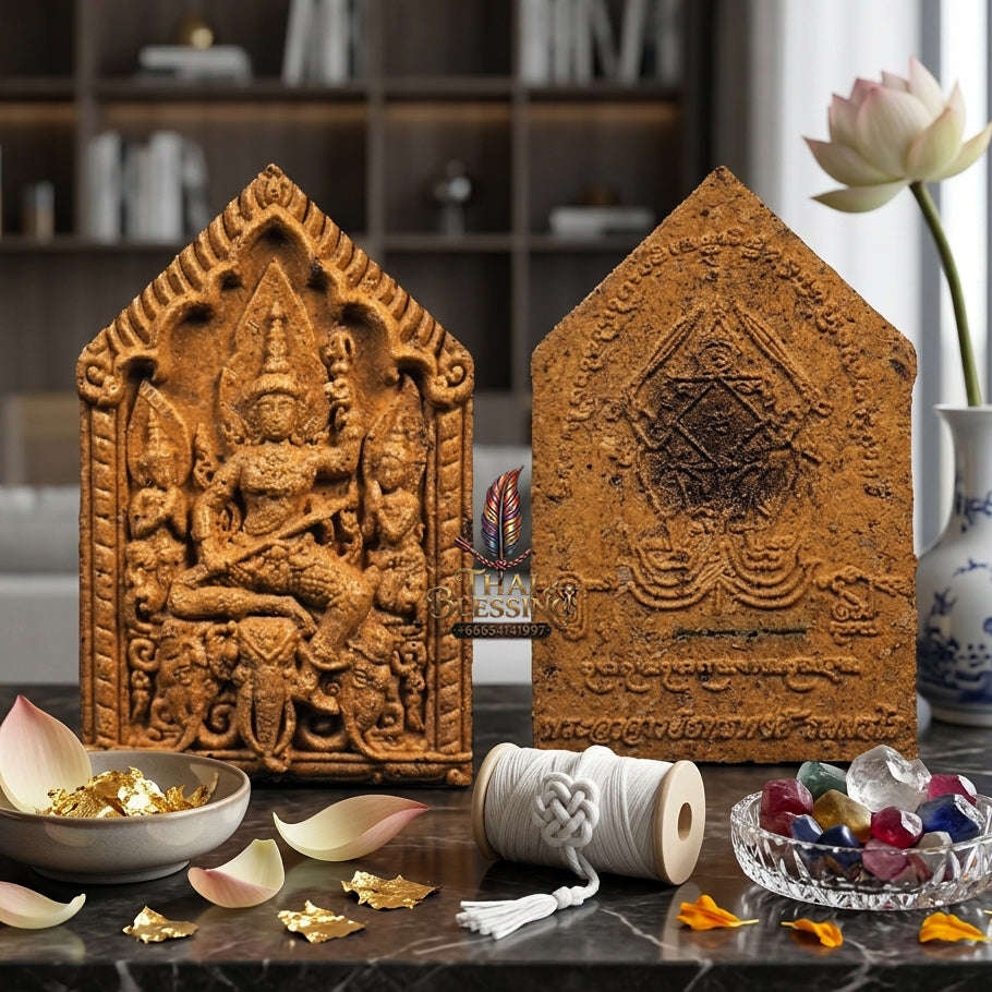 ✨ [The Sovereign of Supreme Phra Phrom-Indra Divine Wealth & Charm Alchemy, Sacred Herb & Relic Matrix & Unshakable Commercial-Romantic Sovereignty:  "Phra Phong Thai Phra Indra Hom Sap - Hom Saneh (Committee Edition) Thai Blessing Co By