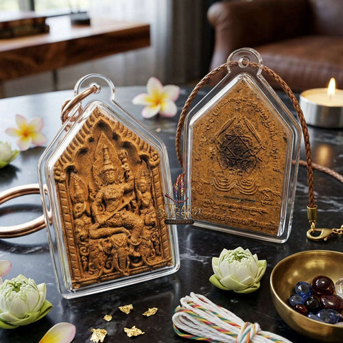 ✨ [The Sovereign of Supreme Phra Phrom-Indra Divine Wealth & Charm Alchemy, Sacred Herb & Relic Matrix & Unshakable Commercial-Romantic Sovereignty:  "Phra Phong Thai Phra Indra Hom Sap - Hom Saneh (Committee Edition) Thai Blessing Co By