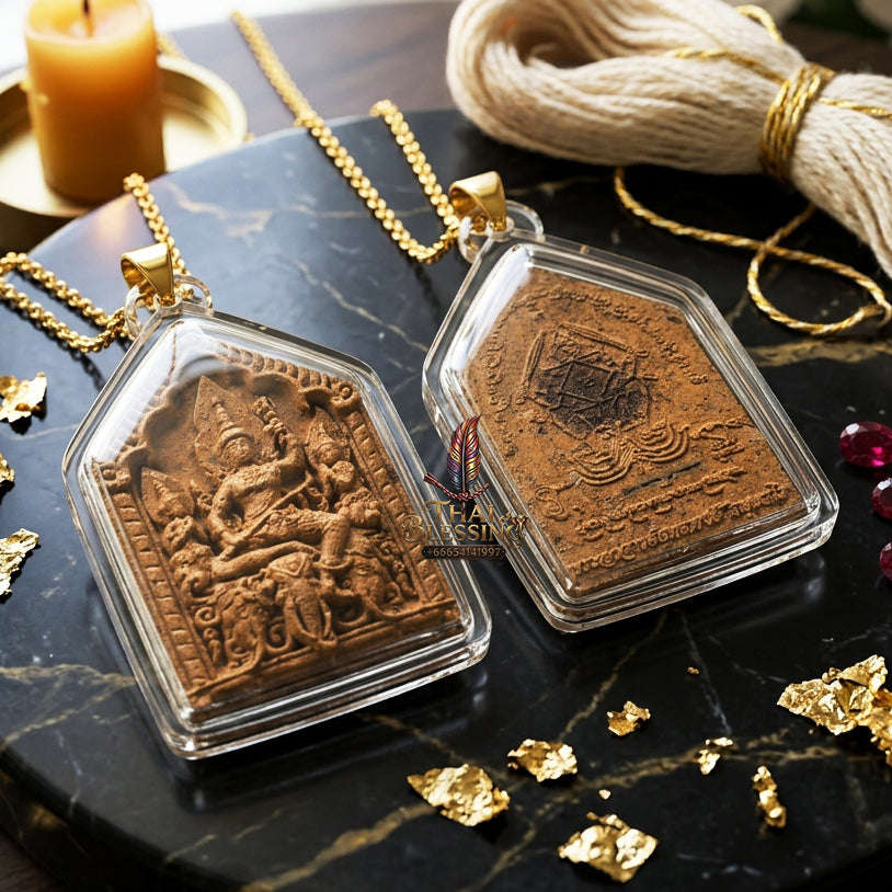 ✨ [The Sovereign of Supreme Phra Phrom-Indra Divine Wealth & Charm Alchemy, Sacred Herb & Relic Matrix & Unshakable Commercial-Romantic Sovereignty:  "Phra Phong Thai Phra Indra Hom Sap - Hom Saneh (Committee Edition) Thai Blessing Co By